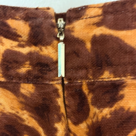 Kate Spade Brown Leopard A-Line Skirt - Picture 5 of 6